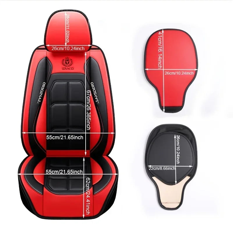 Car seat cushion four season universal new summer all inclusive seat cover leather ice silk car seat cushion fully enclosed seat
