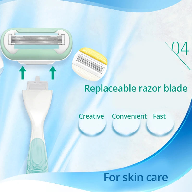 Gillette Venus 5-layer Blade Refill Razor Blades Extra Smooth Sensitive Skin Soap Bar for Women Body Shaving