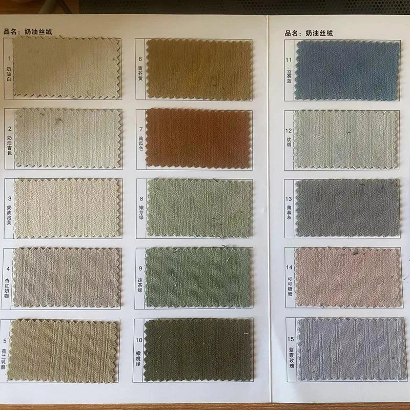Super Soft Chenille High Blackout Curtains for Bedroom Living Room Romantic Colors Three-dimensional Texture Customize Size