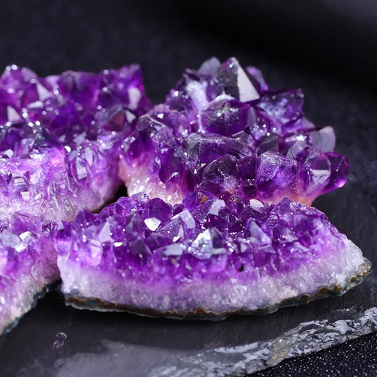 10-40g 1PC Amethyst Geode Natural Crystal Quartz Stone Mineral Decorative Irregular Shape Raw Stone Home Decor