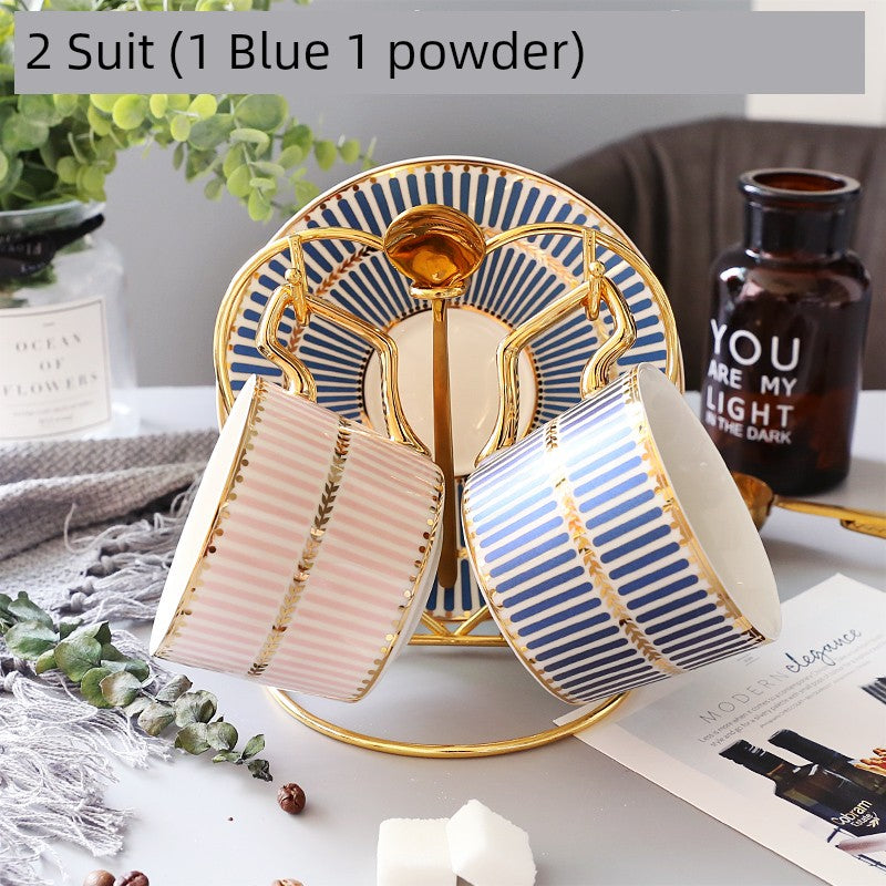 Luxury Gold Plated Ceramic Dinnerware