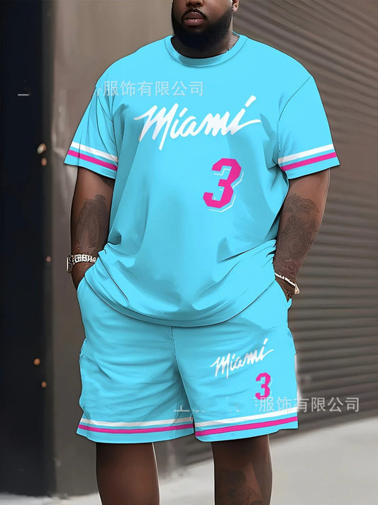 Soft and comfortable Beach Short Sleeved Shirt with Casual Short Set