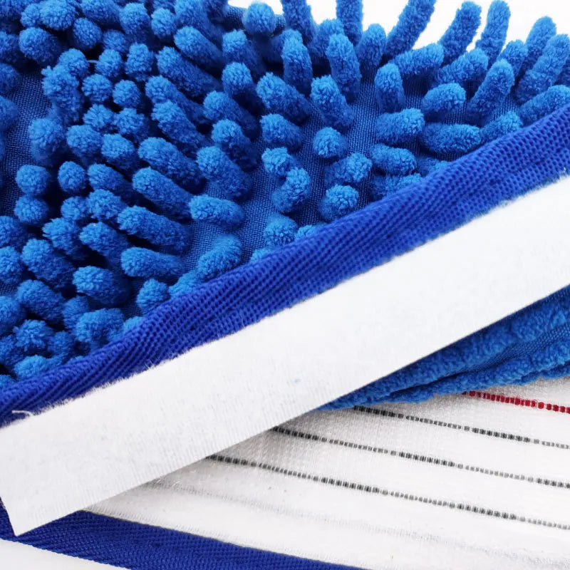 Microfiber Floor Mop Pads, Double-Sided Mop for OCedar/Vileda Steam Spray, Flat Spin Cloth Replacement, Wet and Dry