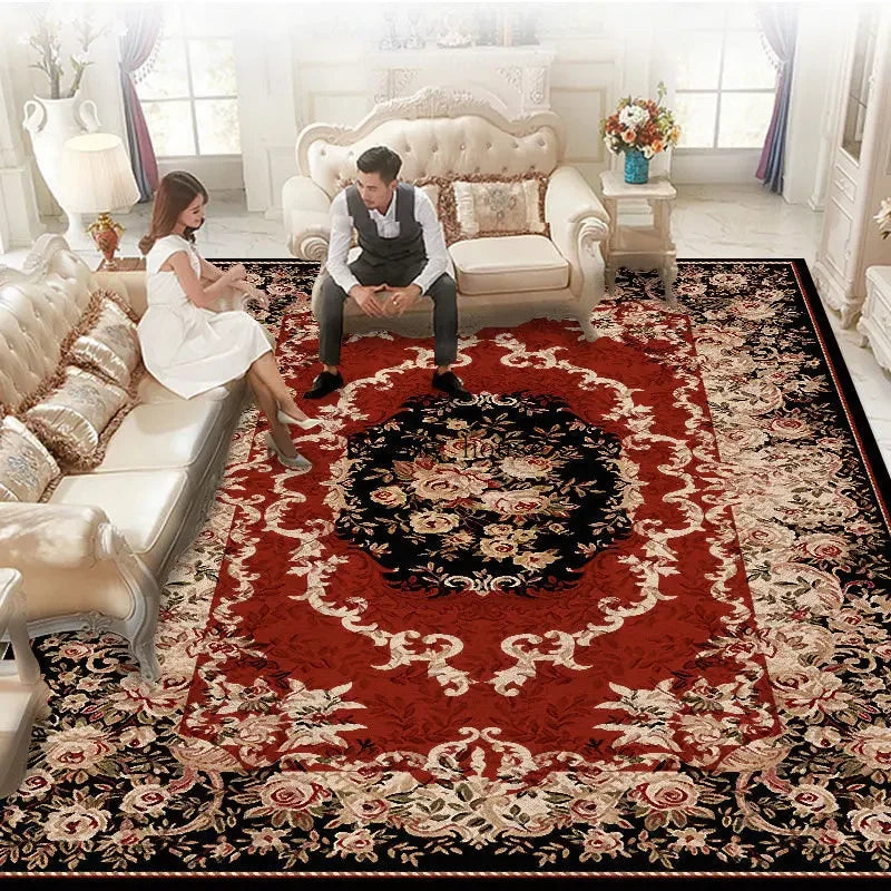 Luxury European Carpets for Living Room, Bedroom 200x300 Home Large Area Rugs Rug Washable