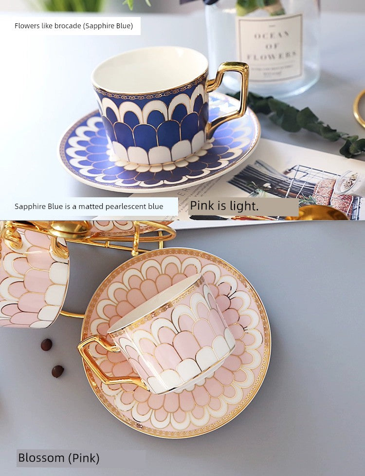Luxury Gold Plated Ceramic Dinnerware