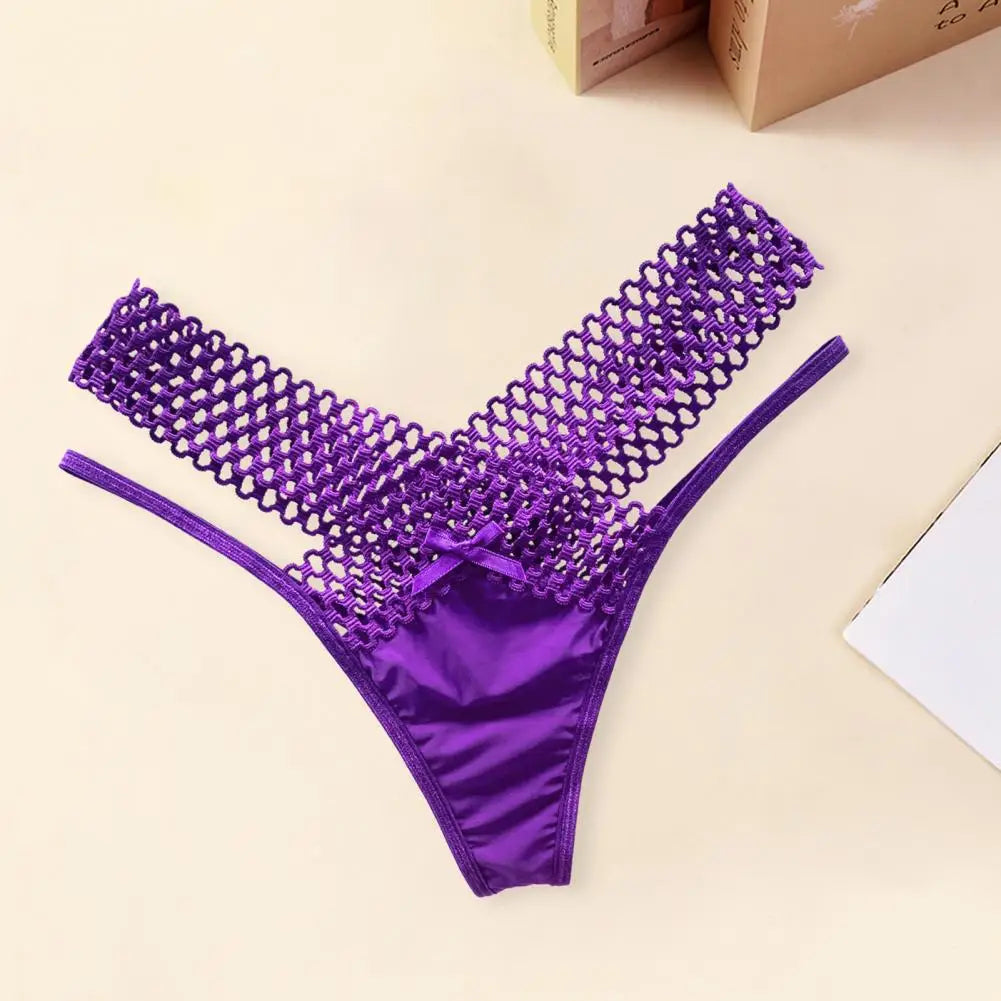 French Style Ladies Daily Sling Thong Solid Color G-string