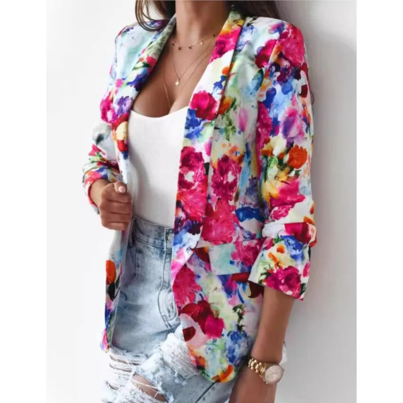 Women's Floral Printed Suit