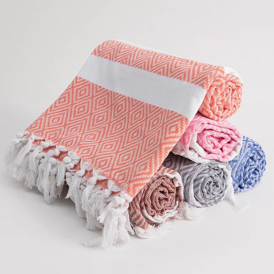 Turkish Beach Towel Oversized (40"x70") - Sand Free, Extra Large, Ultra Soft,Compact & Lightweight for TravelQuick Drying