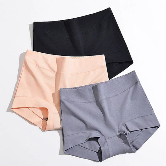 Seamless Shorts High-Rise Panties for Women