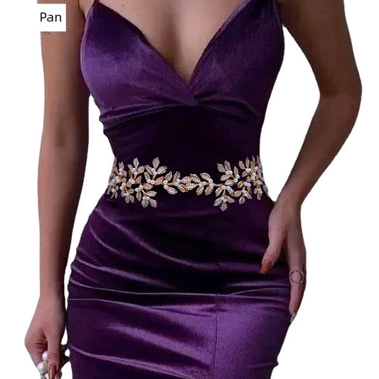 Trendy Classy Pearl Alloy Exquisite Women Belt