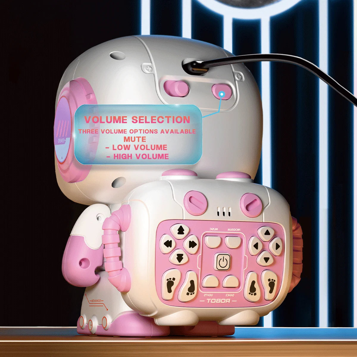 Intelligent remote control robot, interactive recording, lighting, music, dance toys, birthday gifts for boys and girls