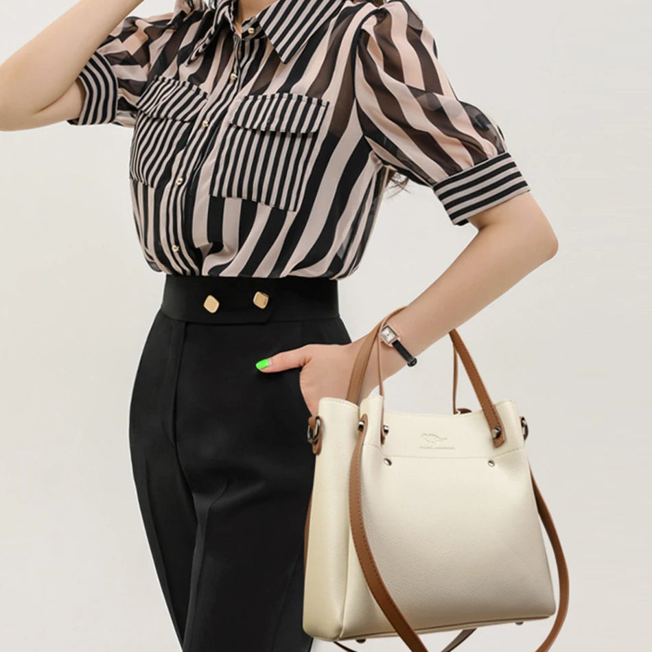 High Quality Genuine Leather Shoulder Crossbody Bags for Women