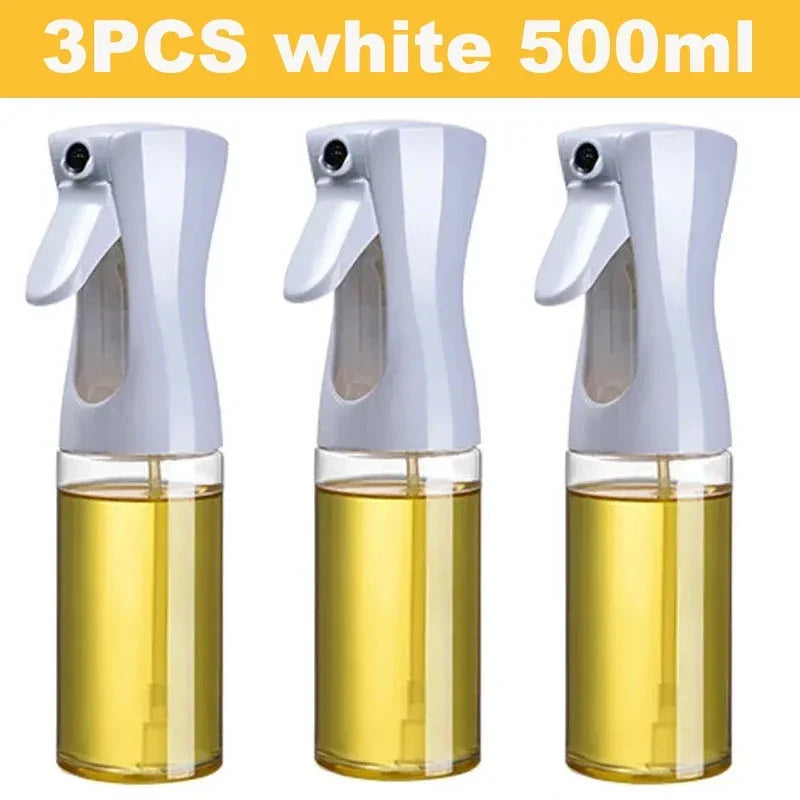 200/300/500ml Olive oil Spray Bottle Kitchen Cooking Dispenser Camping Baking Vinegar Soy Sauce Sprayer Containers