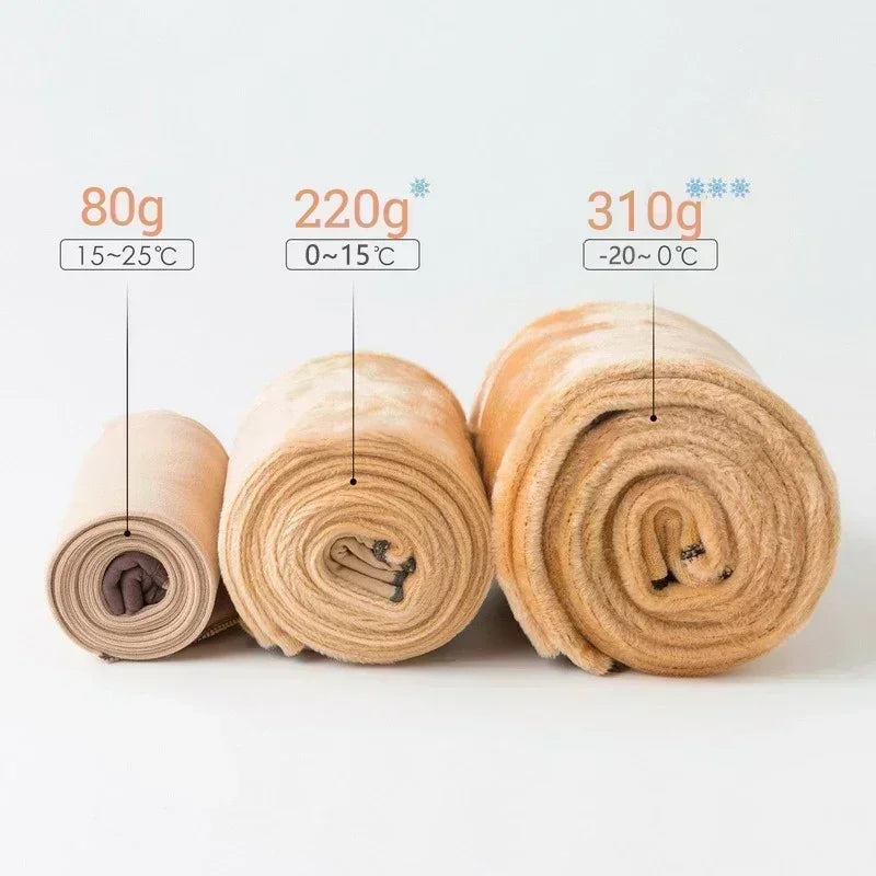 Women Winter Warm Elastic Velvet Translucent Slim Tight Pantyhose