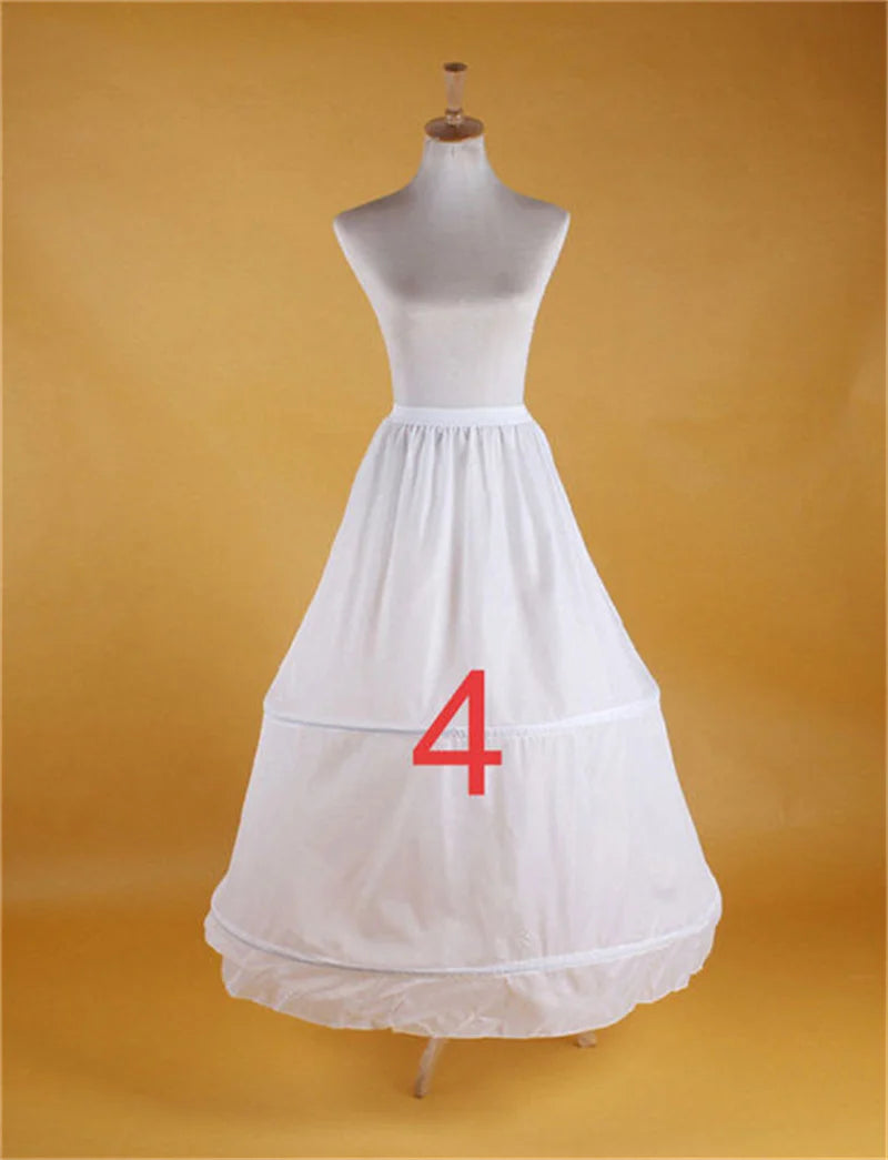Bridal Wedding Petticoat Underskirt Prom Hoop Crinoline Fancy Skirt Slip 11 Styles Customized