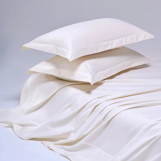 100% Egyptian Cotton Bed Sheet Set 1000TC Size Single, Double & Queen