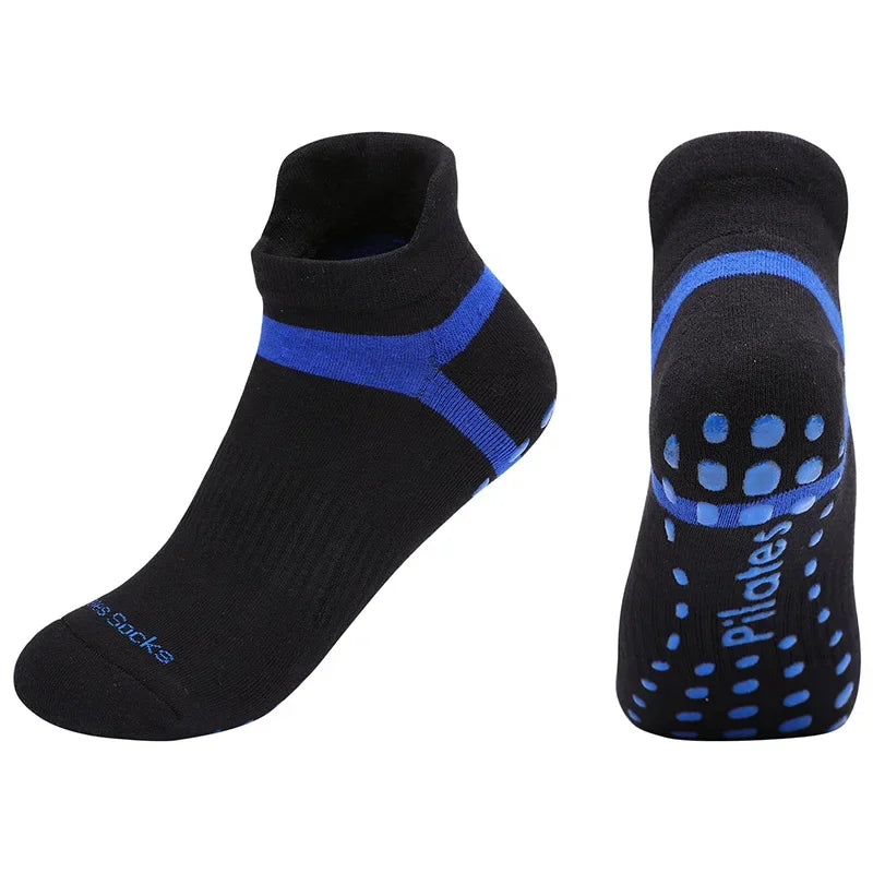 Yoga Unisex Cotton Socks Professional Silicone Non-slip Pilates Socks Large Size Indoor Floor Gym Fitness Dance Sports Socks