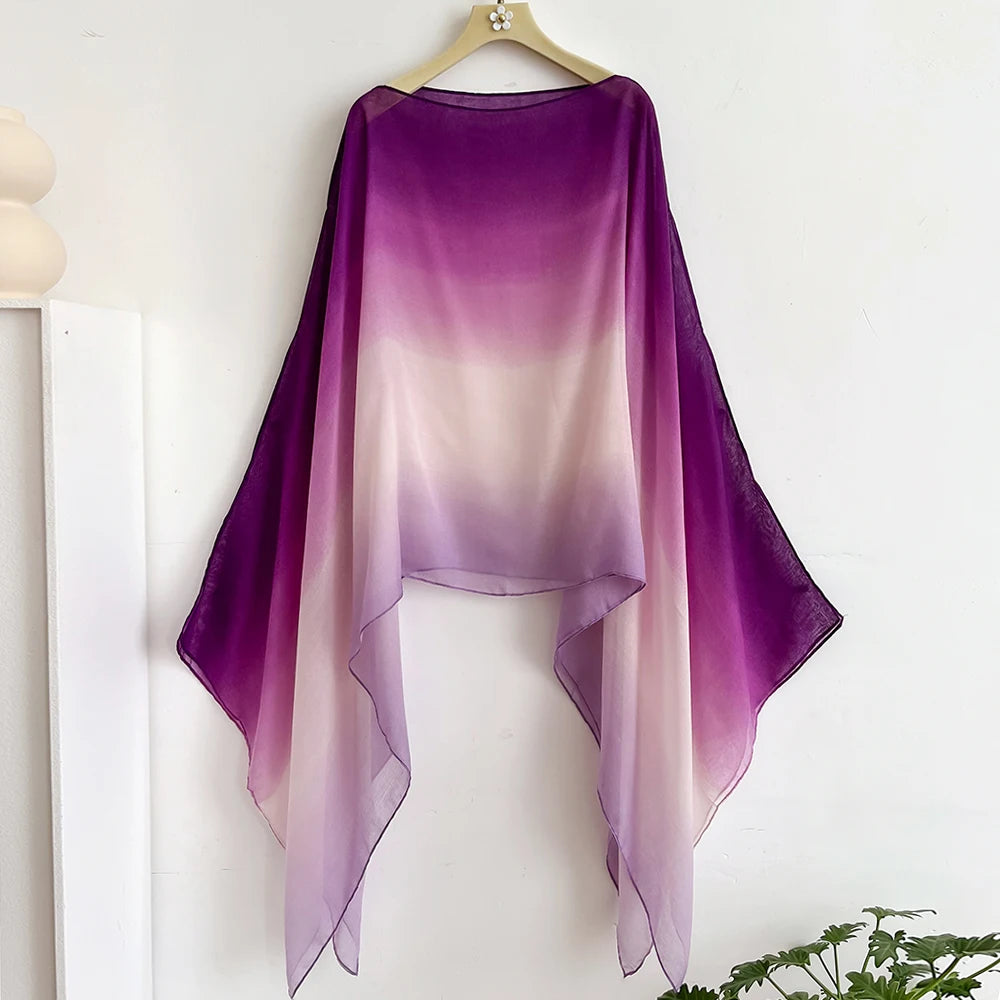 Spring and Summer Women Plain Color Travel Cotton Linen Shawl