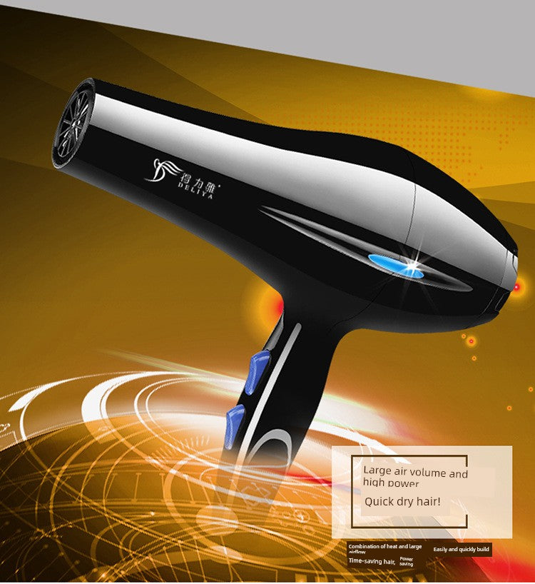 Large Hair Dryer Hot and Cold Hair with High Power For Home