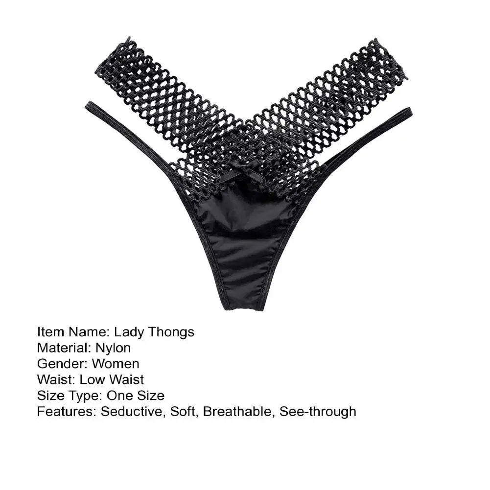 French Style Ladies Daily Sling Thong Solid Color G-string