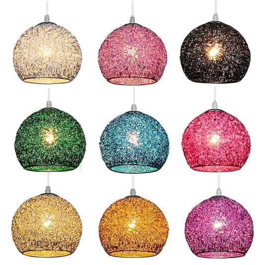 Color Aluminum Wire Chandelier Lighting Fixtures