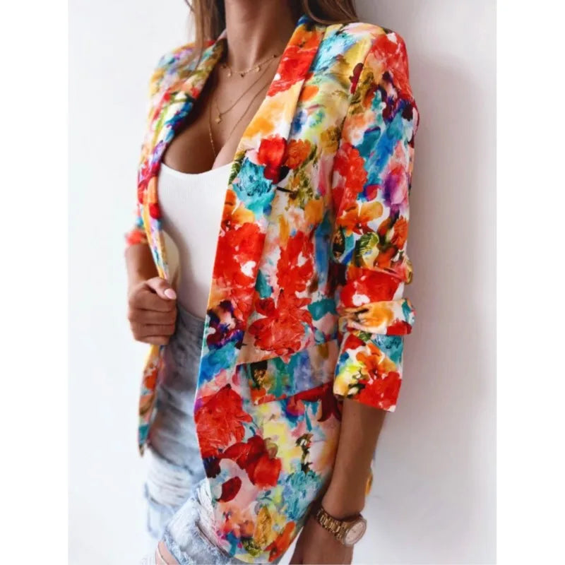 Women's Floral Printed Suit