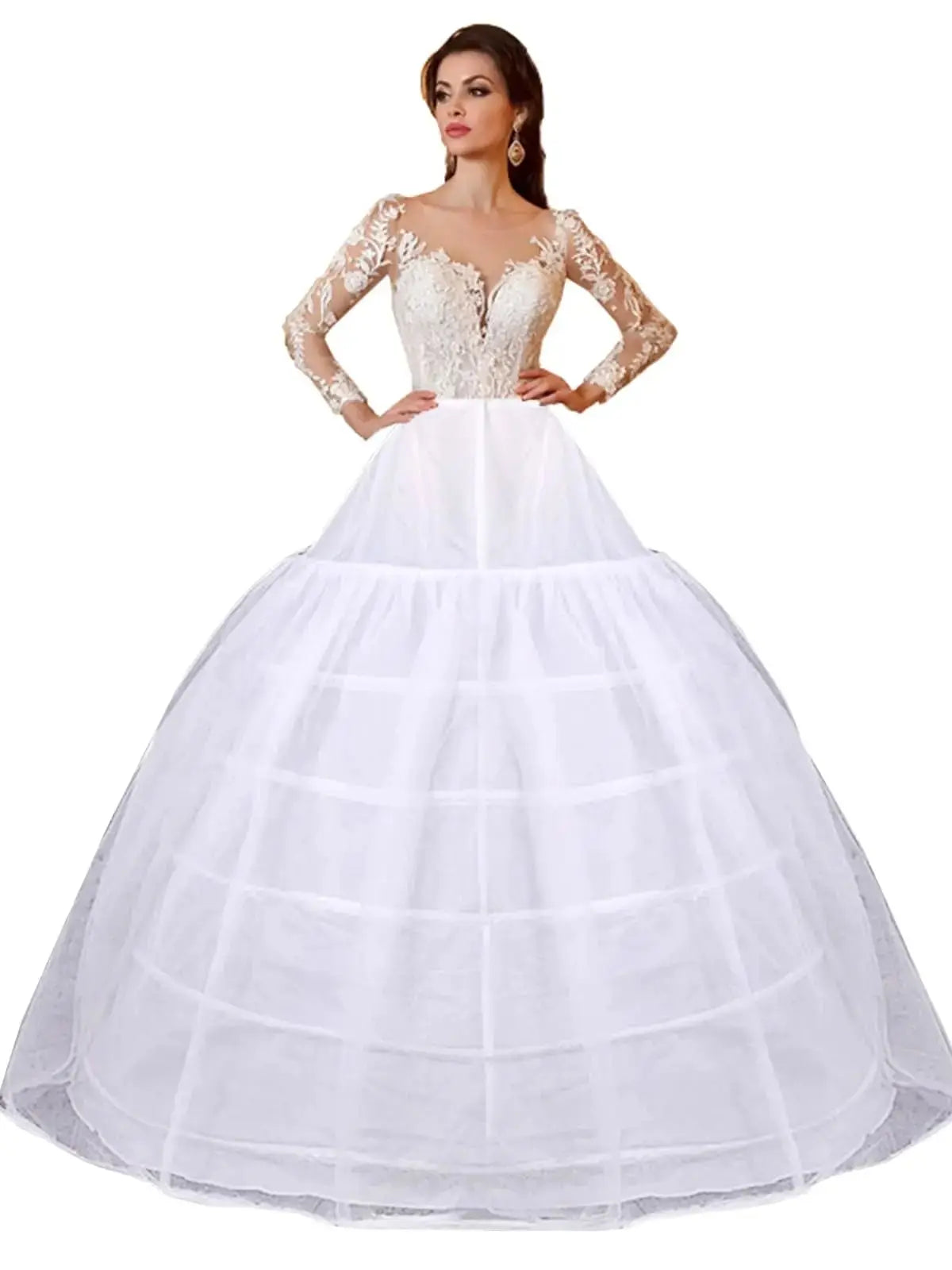 Bridal Wedding Petticoat Underskirt Ball Gown Crinoline Slip Underskirt Petticoats