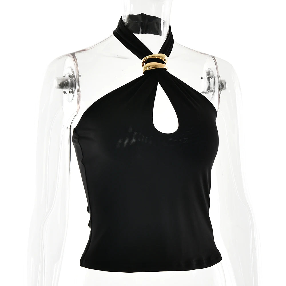 Women Off Shoulder Crop Slim Summer Shirt
