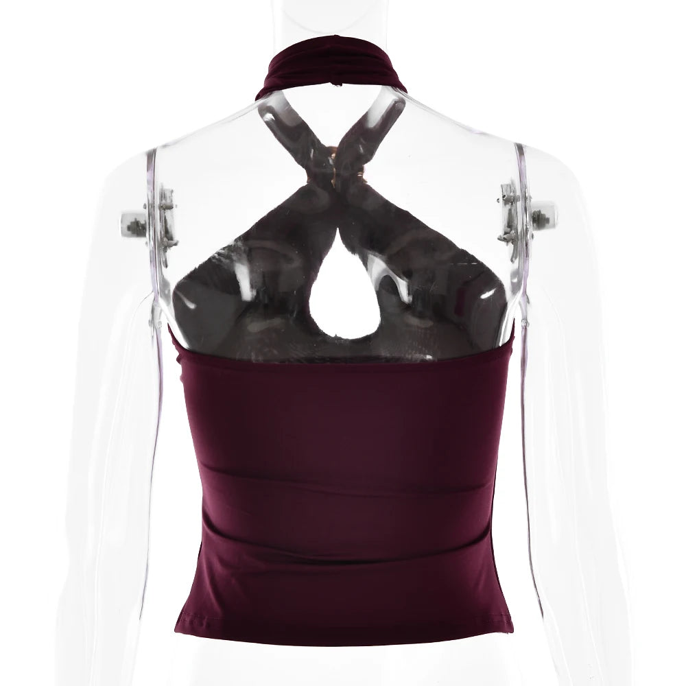 Women Off Shoulder Crop Slim Summer Shirt