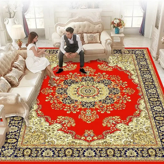 Luxury European Carpets for Living Room, Bedroom 200x300 Home Large Area Rugs Rug Washable