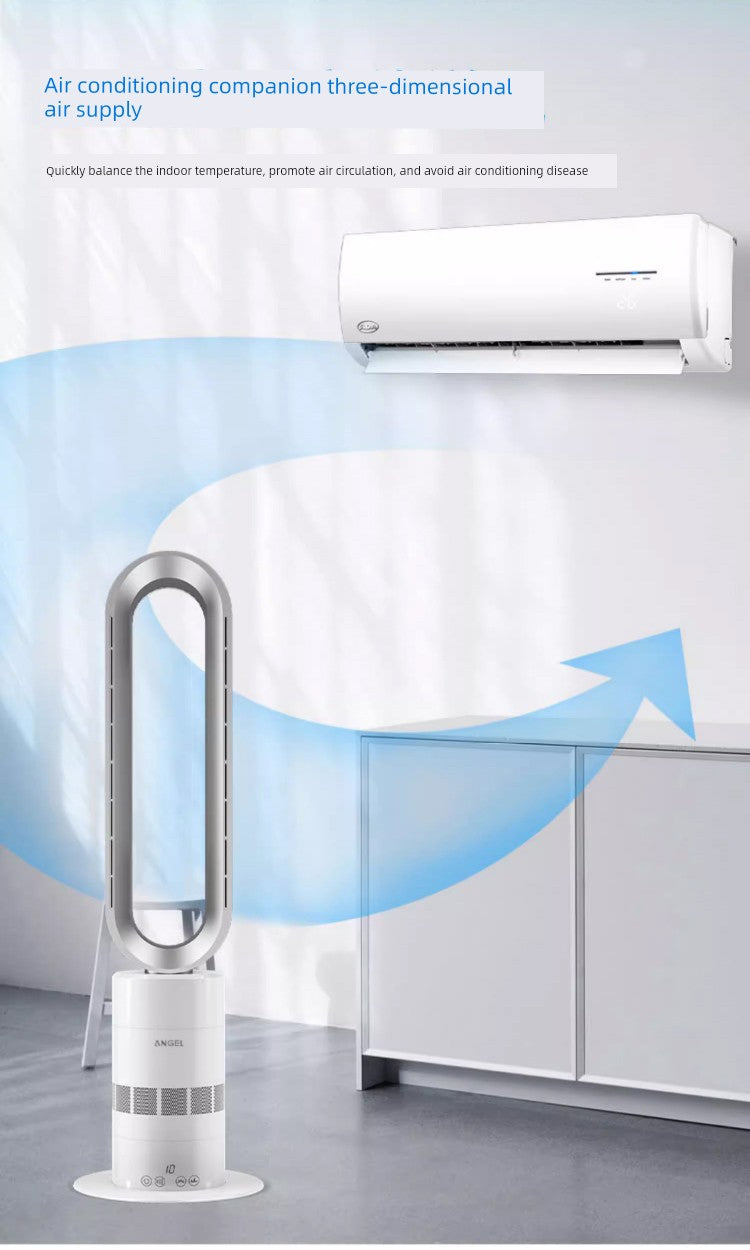 Angel German Heating Energy Saving Shaking Head Bladeless Fan