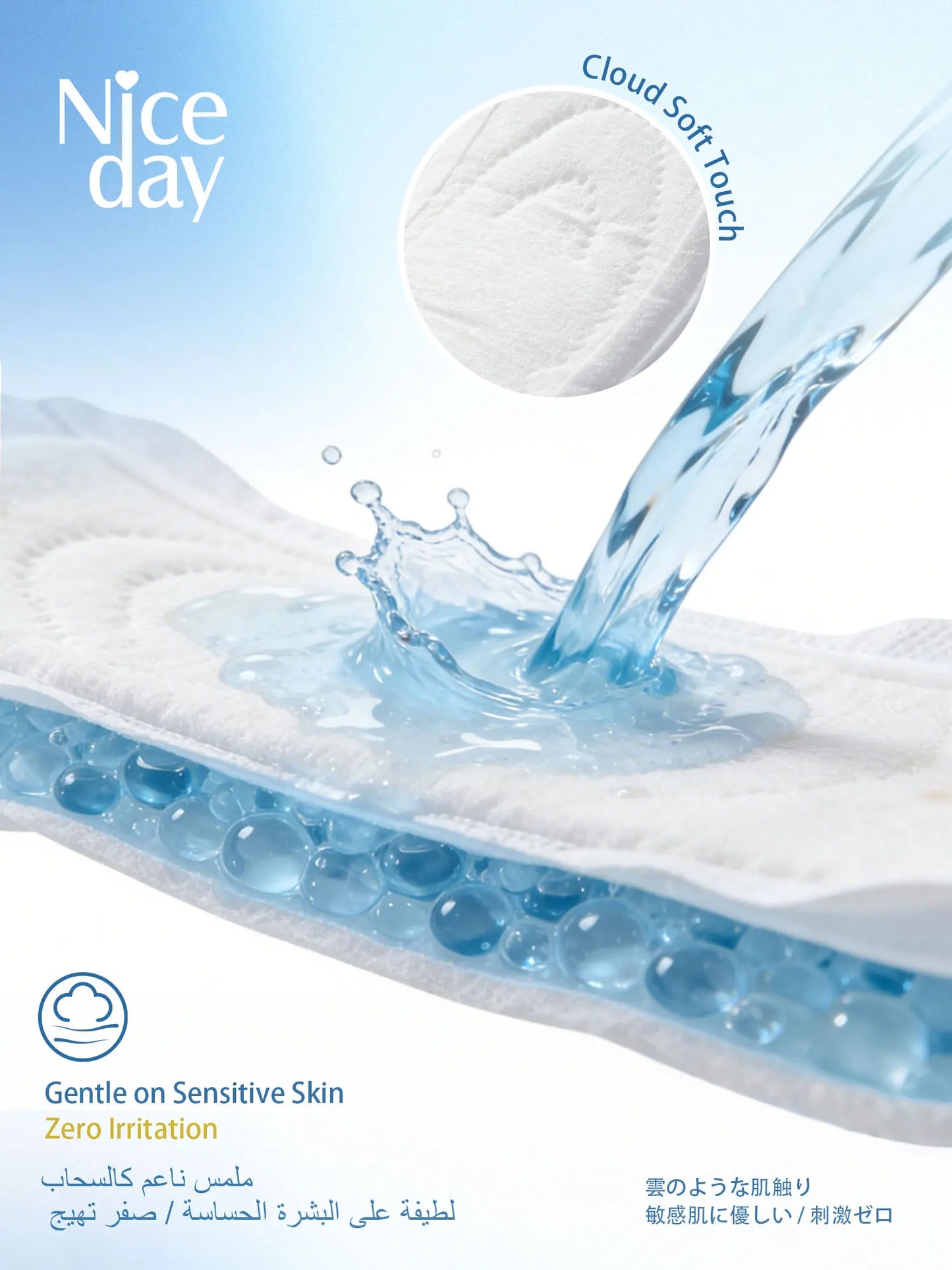 Niceday Super Soft Sanitary Napkins, Daily Pads, Night Pads, Ultra-Thin Menstrual Care Pads