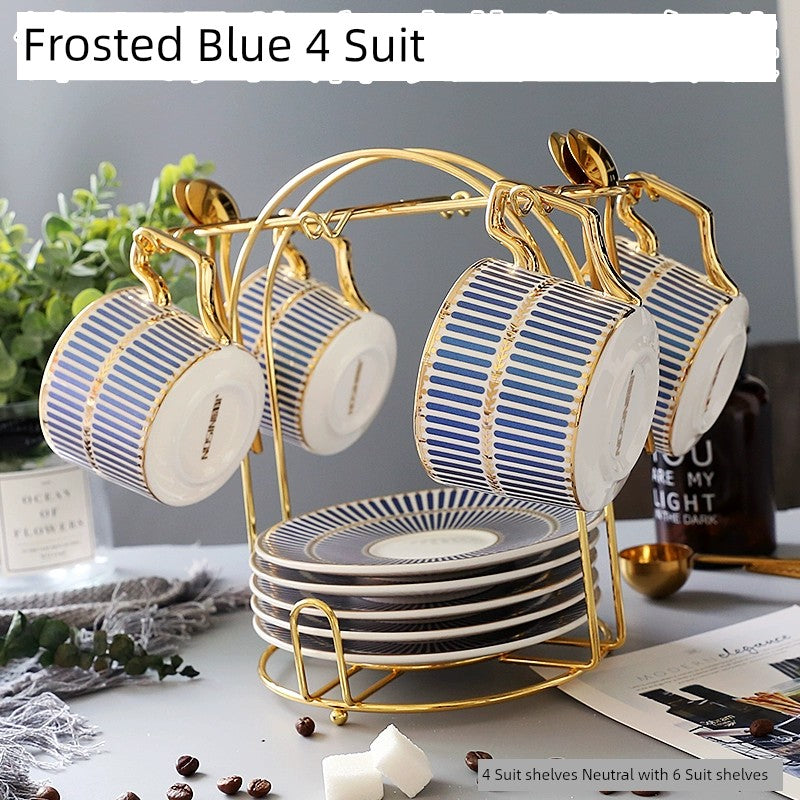 Luxury Gold Plated Ceramic Dinnerware