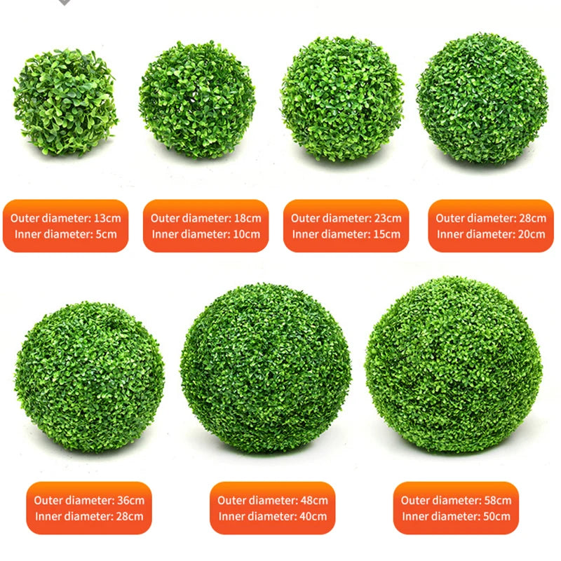 Artificial Plant Green Grass Ball Plant Decoration