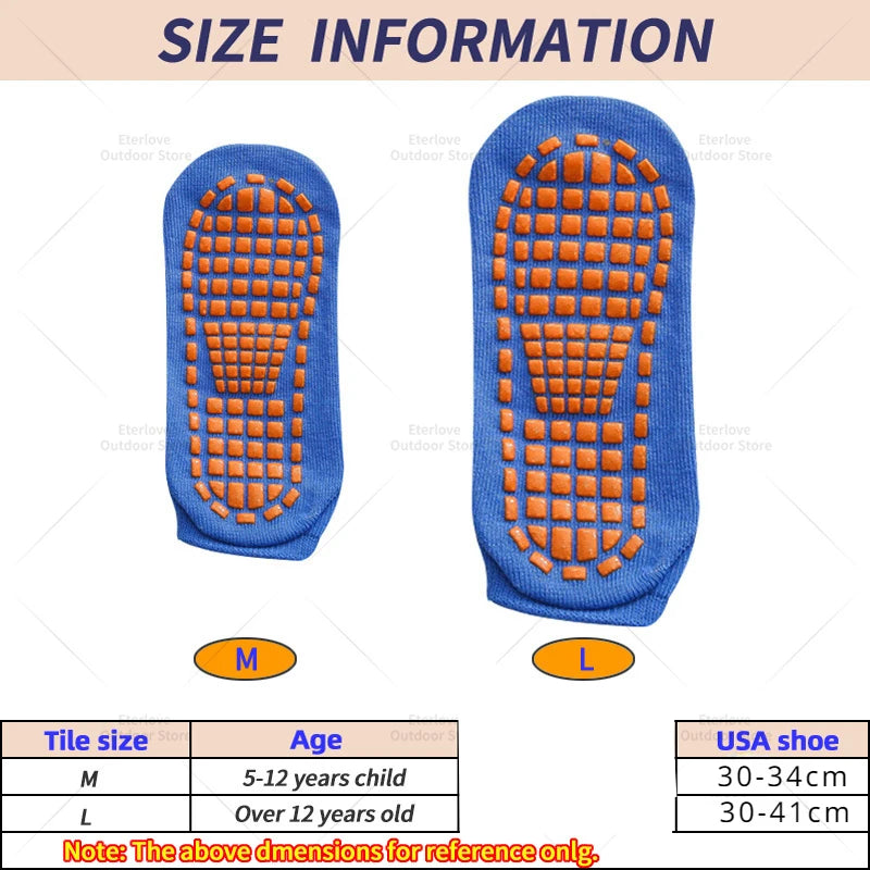 Indoor Unisex Adult/Children Silicone Non Slip Cotton Foot Massage Ankle Socks