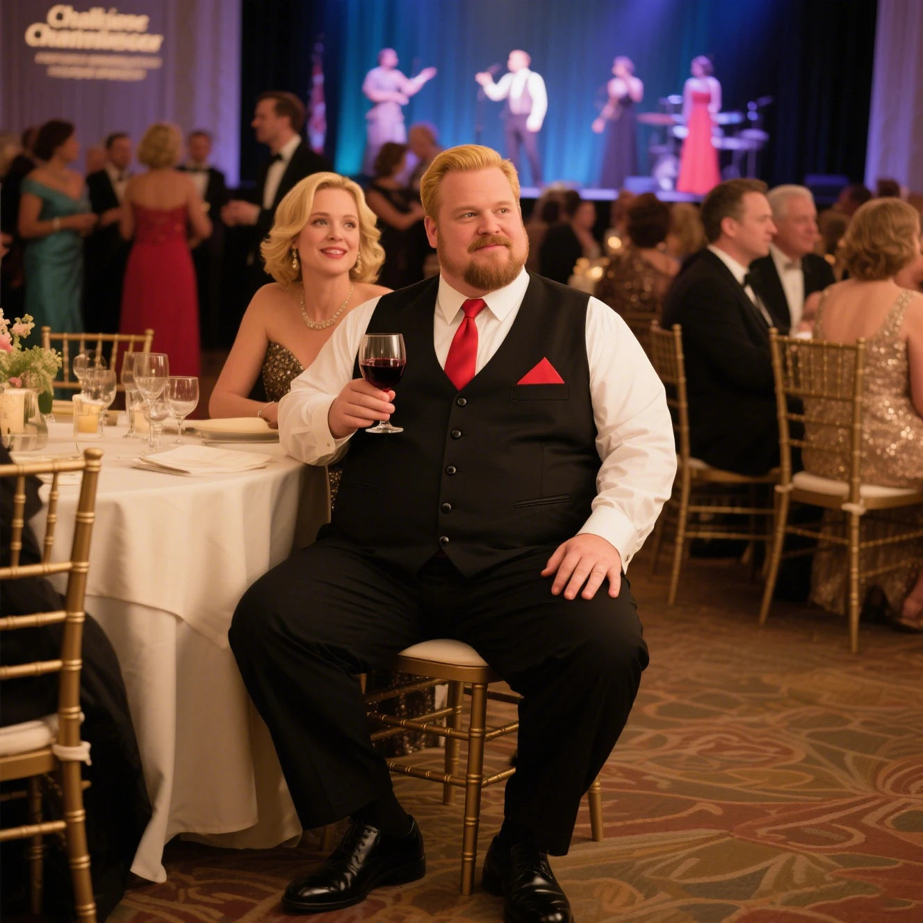 Men Plus Size Black Suit Vest Solid Color Single Breasted Waistcoat Grey Black Navy 9XL