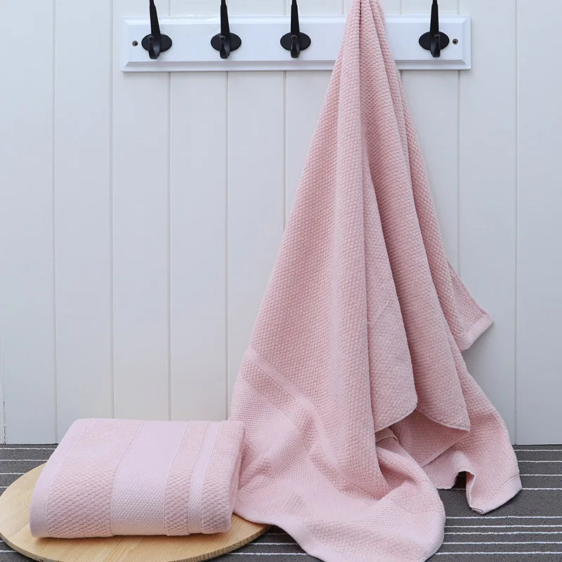 70*140cm Home Bathroom Cotton Bath Towel Absorbent