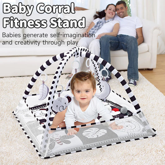 Newborn Baby Play Crawling Blanket Activity Gym Mat 0-36 Months