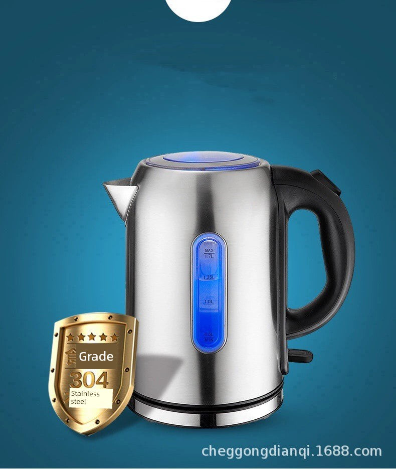 110V Cross-Border Electric Kettle Household Water Boiling Kettle Automatic Power off Integrated 304 Stainless Steel Genuine Goods Large Capacity