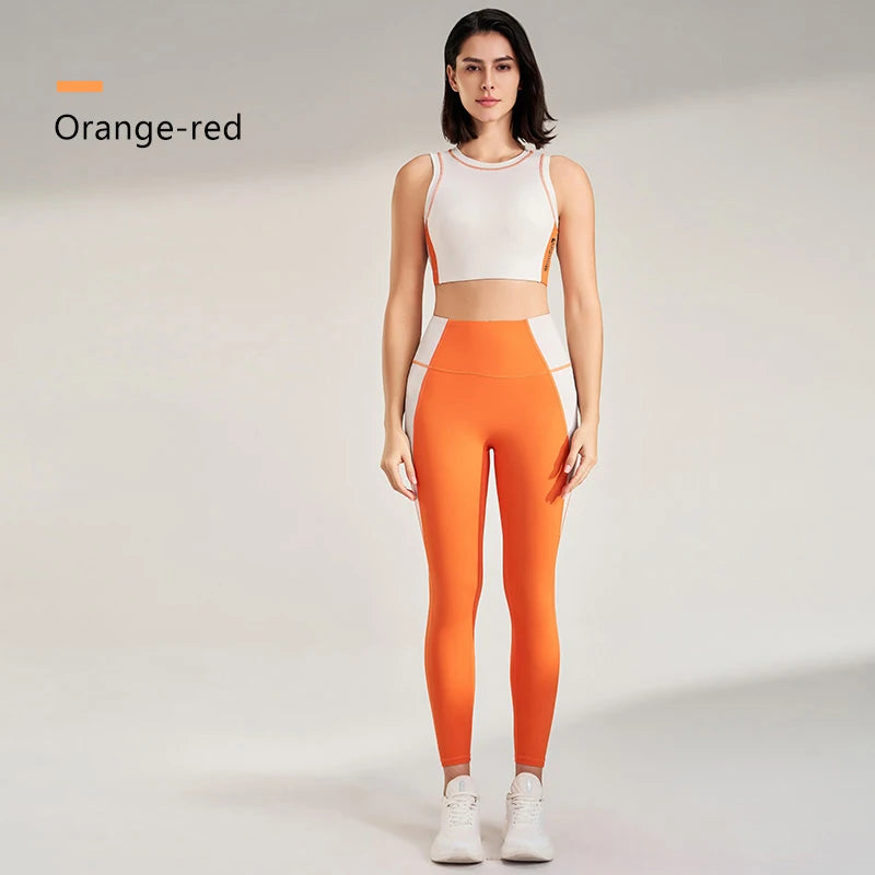 Women's color quick-drying yoga gym training clothes