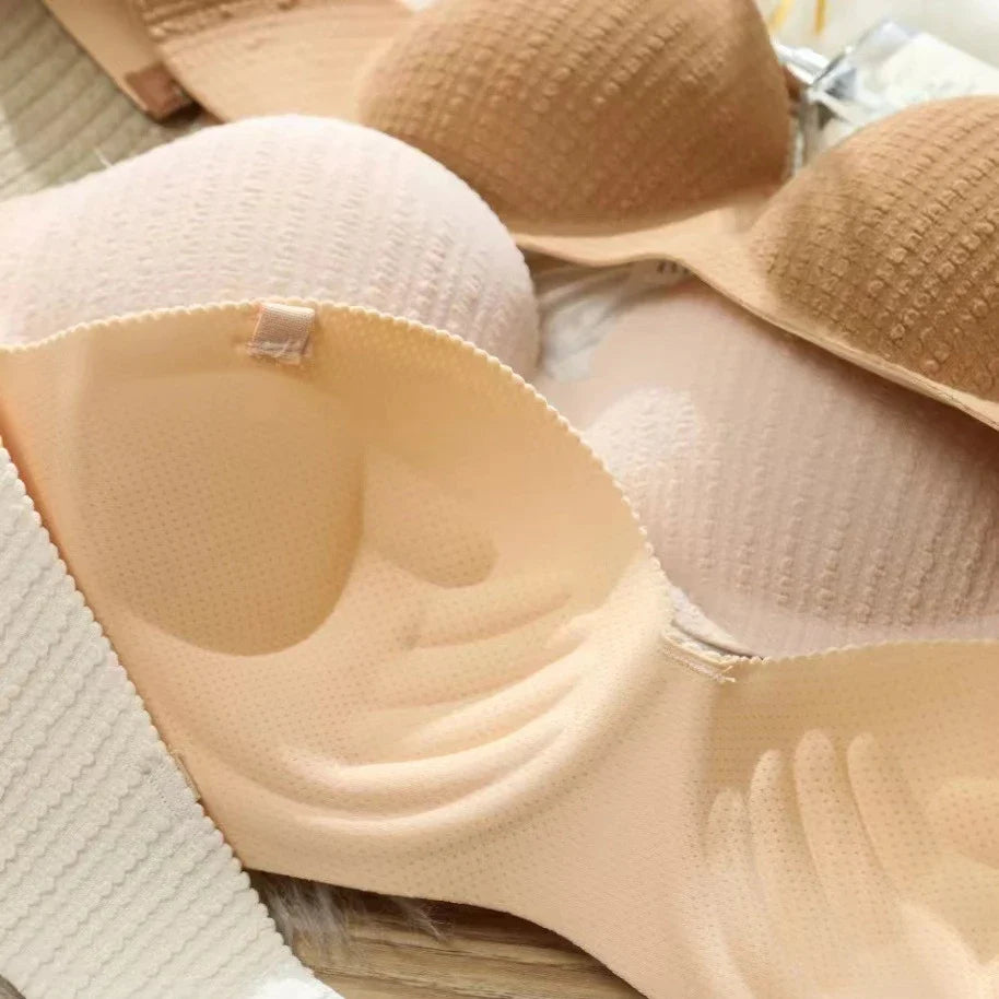 Seamless Bras for Women Invisible Underwear Push Up Bra 3/4 Cup Bralette Cute Comfort Brassiere Nonwire Simple Sexy Lingerie