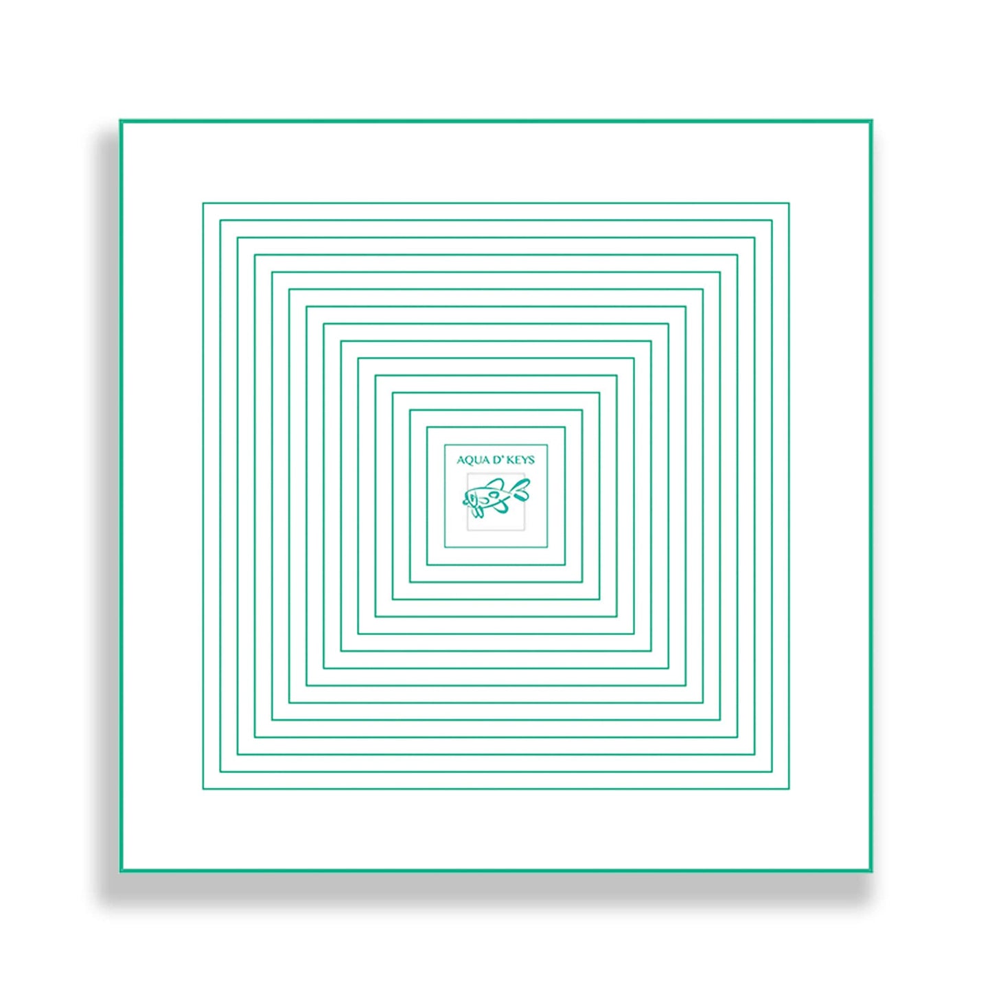 Scarf (White Geometric)