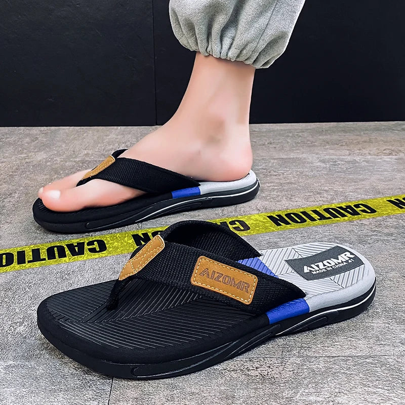 Men's Non-Slip Walking Summer Comfortable Flip-flops Thick Sole