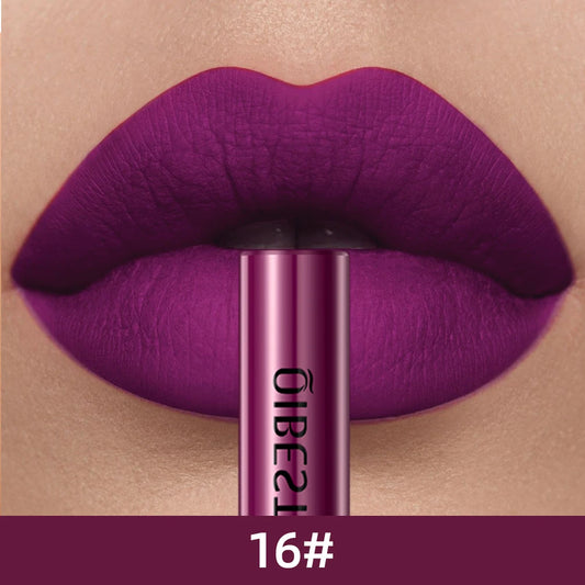 Matte Liquid Lipstick Waterproof Long Lasting Lip Gloss Velvet Mate Nude Red