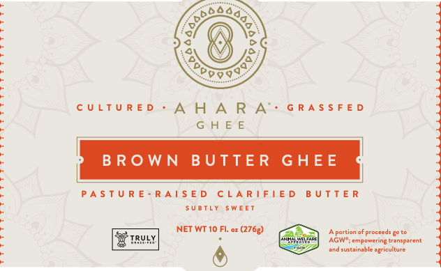 Grass-Fed Brown Butter Ghee | Ahara Rasa