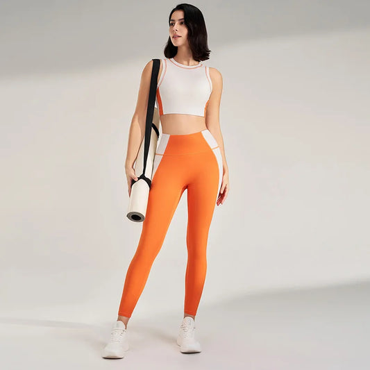 Women's color quick-drying yoga gym training clothes