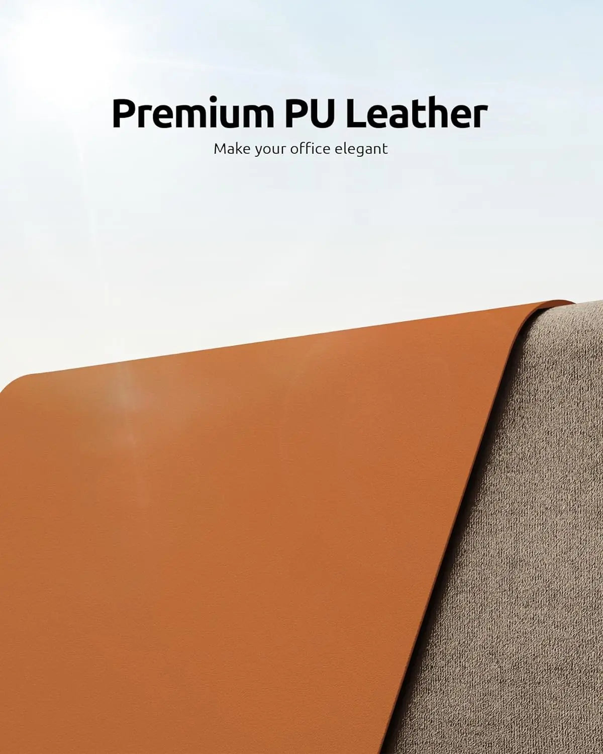 Leather Waterproof Desk Pad Protector