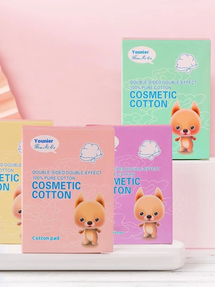 50/100PCS Thin Soft Cotton Pads Stretch Disposable for Face Wash Nail Polish Remover Cosmetic Makeup Tools