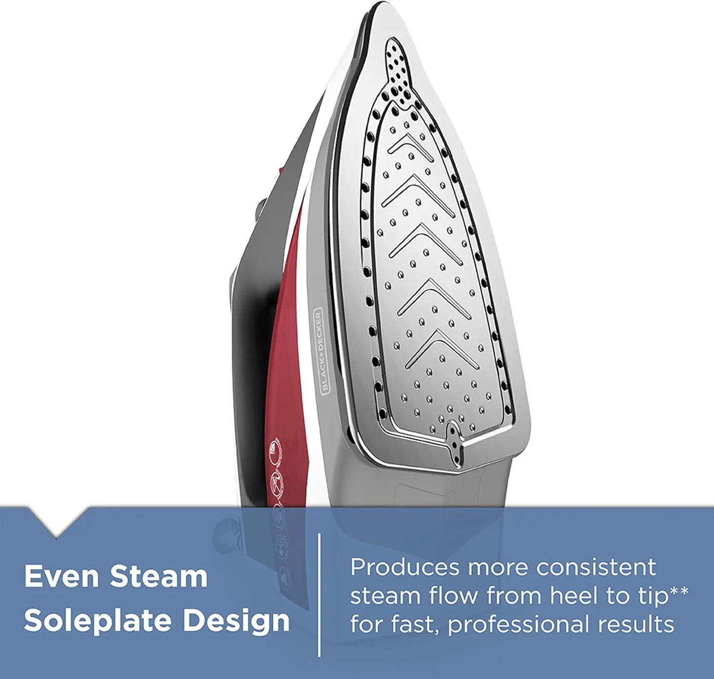 Advanced Steam Iron with Powerful Steam & Auto-Off, Perfect for Wrinkles-Free Clothes