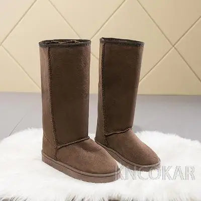 European & American Women snow boots High-tube tall and large size boots 41 size